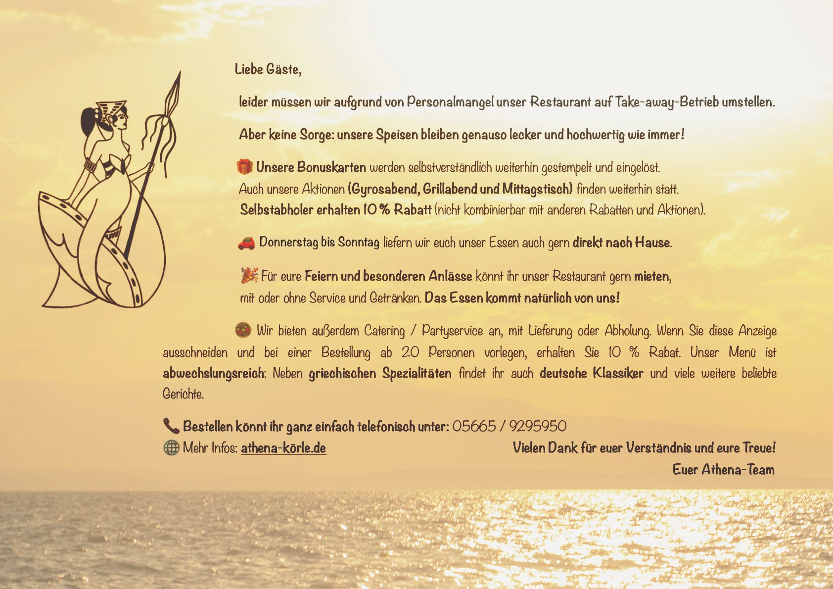 Speisekarte